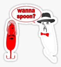Wanna Spoon - Fishing Tshirt Sticker