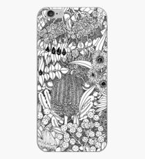 Australische einheimische Pflanzen - Schwarzweiss iPhone-Hülle & Cover