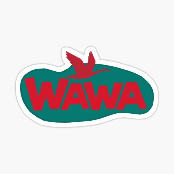 Wildwood Retro Wawa Sign Pegatina