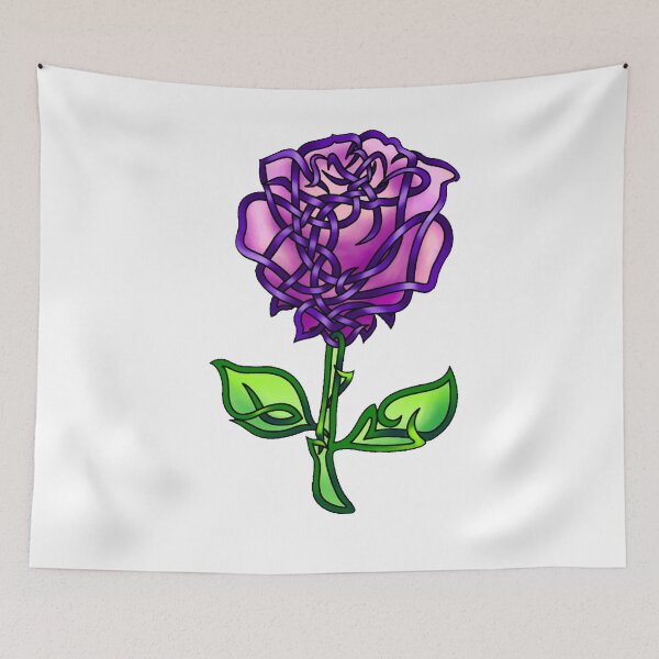 Item preview, Celtic Knot Rose-Purple designed and sold by KnotYourWorld.
