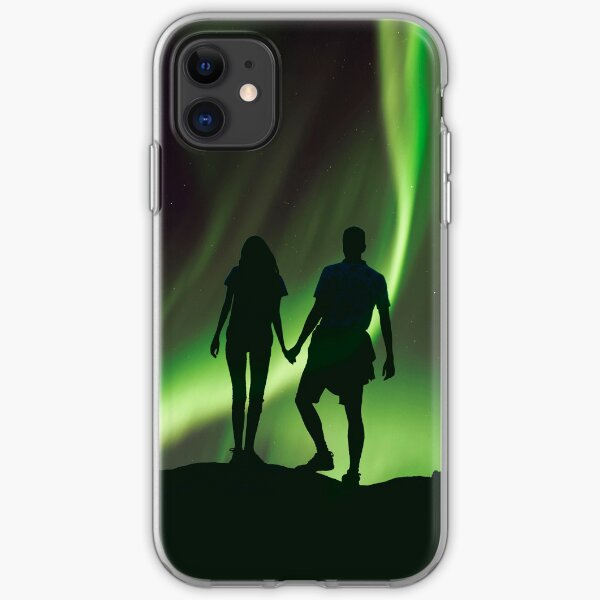 Luces del norte Funda blanda para iPhone