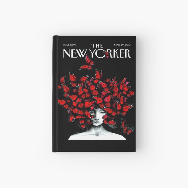 NEW YORKER : Vintage Monarch Butterfly Magazine Print Hardcover Journal