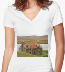 Location, Location Women's Fitted V-Neck T-Shirt
