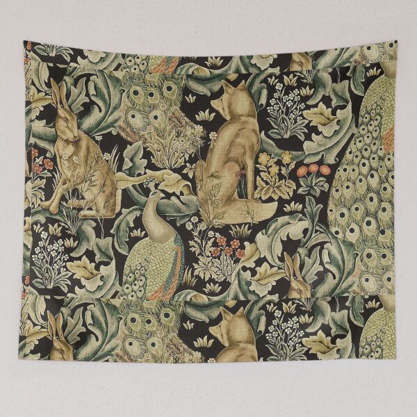 Item preview, William Morris forest fabric designed and sold by thomasjgaulton.