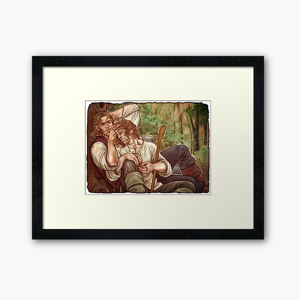 Soft hair Framed Art Print