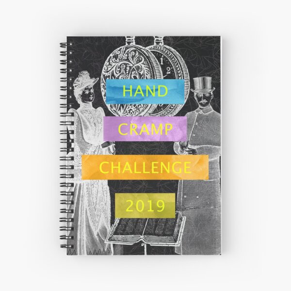 Hand Cramp Challenge 2019 Spiral Notebook