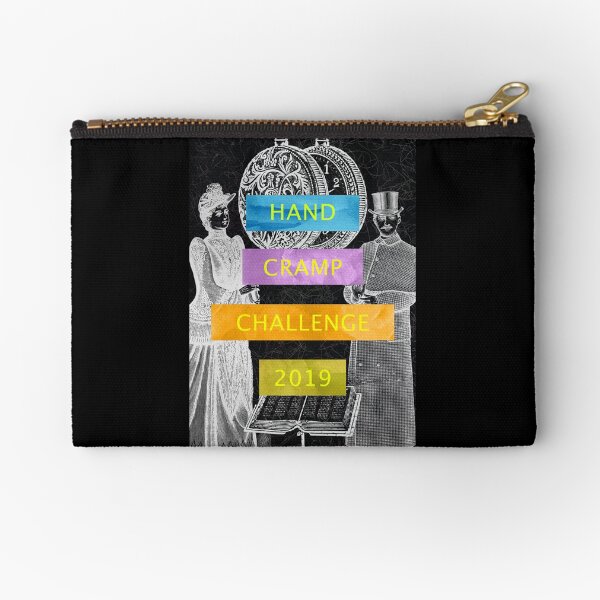 Hand Cramp Challenge 2019 Zipper Pouch