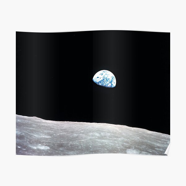 The Earth as Seen from the Moon Poster