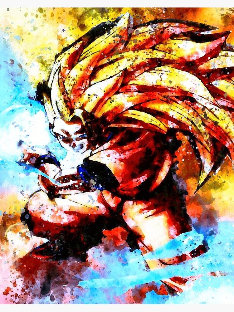 Super Saiyan Goku Art Board Print