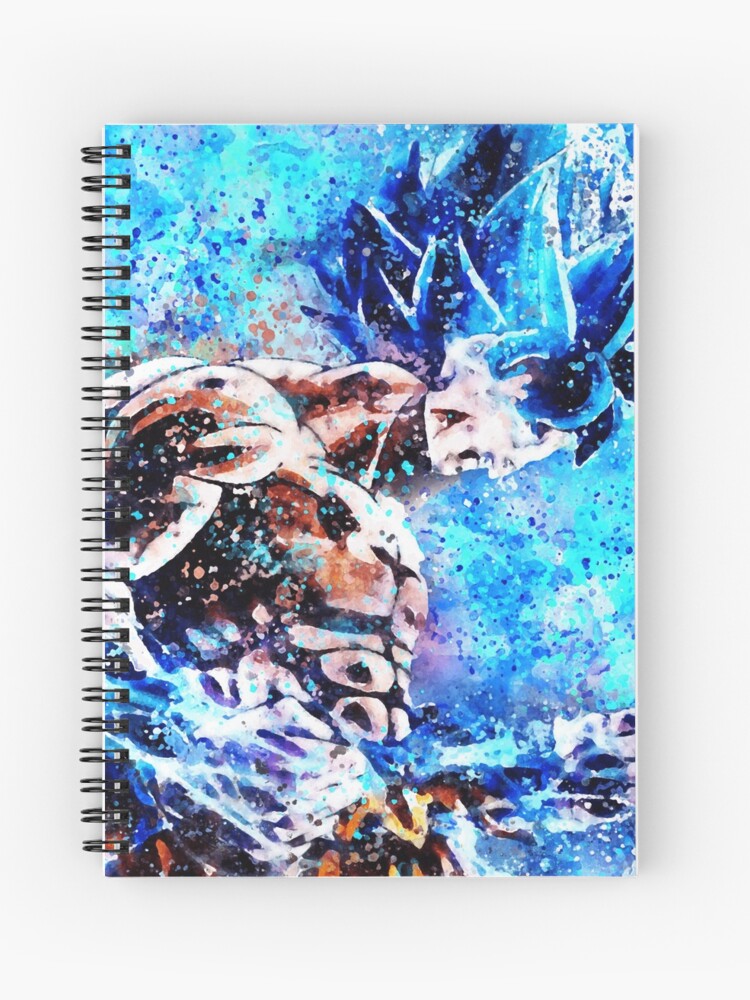 Goku super Saiyan blue Spiral Notebook by Amar Maruf - Pixels