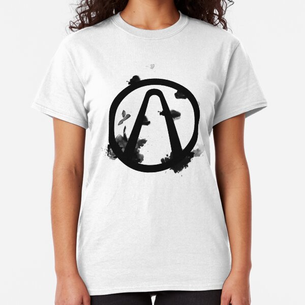 Vault Logo Black - Borderlands Classic T-Shirt