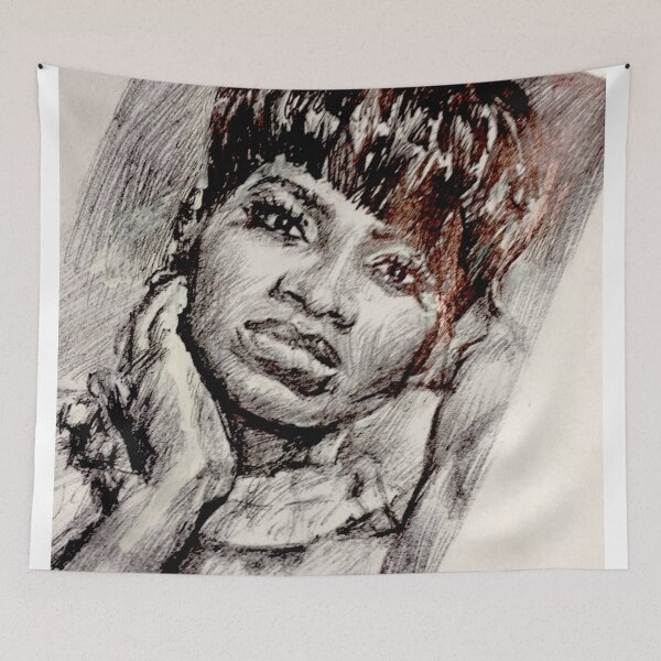 Item preview, BLACK WOMAN IN THE MIRROR designed and sold by Portraits by Billy H. Jackson.