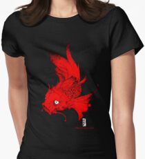 Camiseta entallada para mujer Koi | rojo