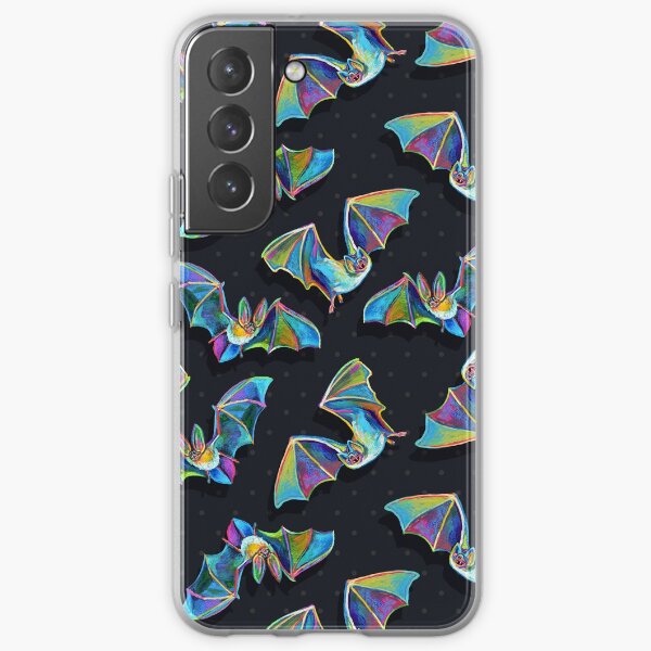 Psychedelic Bat Pattern by Robert Phelps Samsung Galaxy Soft Case