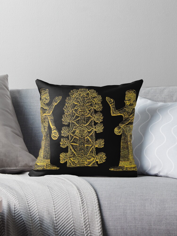 Dark gold pillows best sale