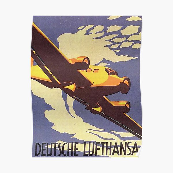 Lufthansa Junkers Ju52 Poster
