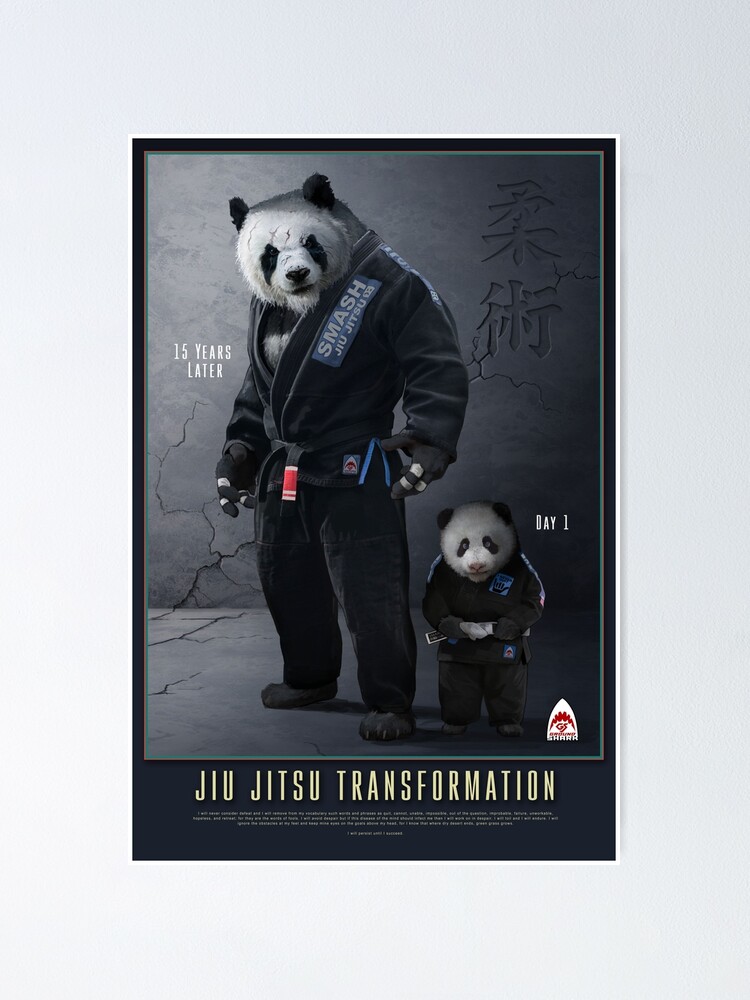 Thumbnail 1 of 3, Poster, Panda Transformation designed and sold by groundshark.