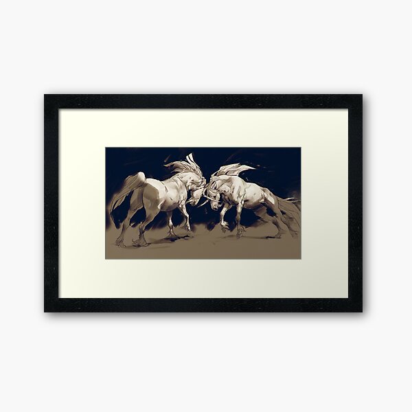 Item preview, Unicorns Fighting designed and sold by akreon.