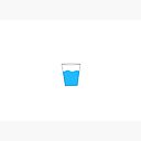 Animated cartoon water cup glass Animated cartoon water cup glass
