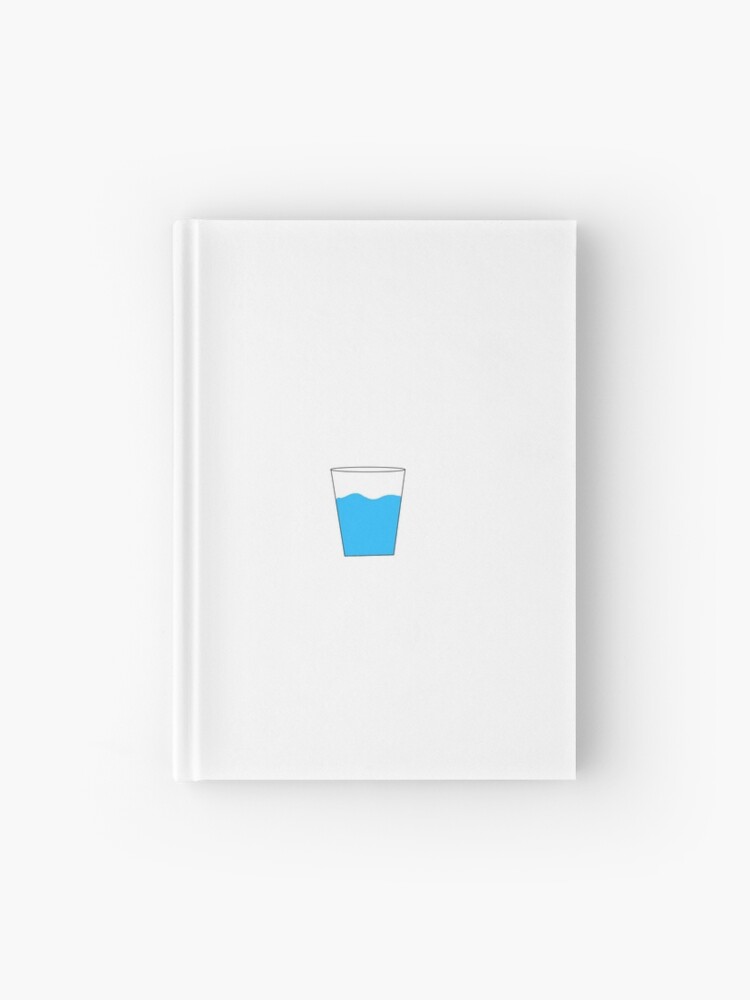 Cuaderno de tapa dura «Copa animada de dibujos animados agua vaso» de  Whimsytale | Redbubble