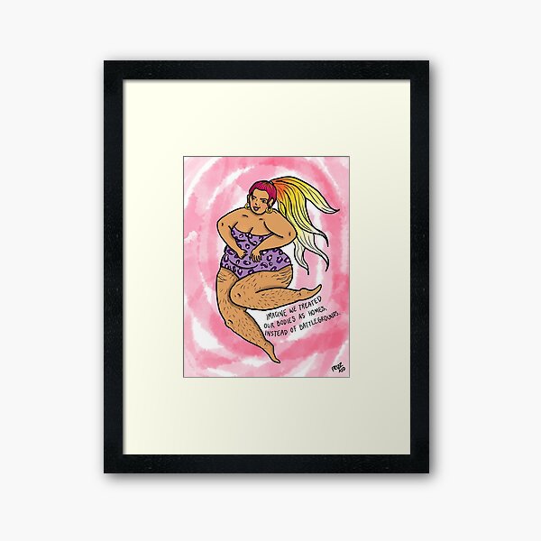 This Body is a Home Framed Art Print