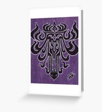 Cooridor of Doors - Haunted Mansion Wallpaper Greeting Card