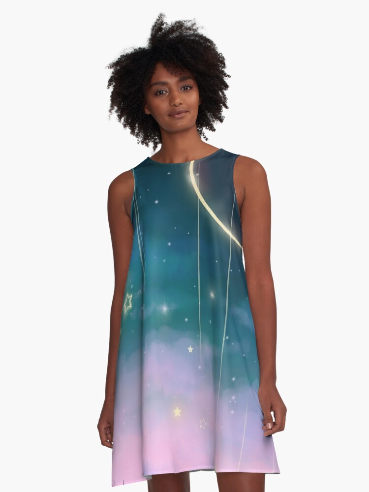 Galaxy skater cheap dress