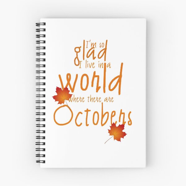 Item preview, Anne of Green Gables-Inspired "Where There Are Octobers" designed and sold by mulberrydragon.