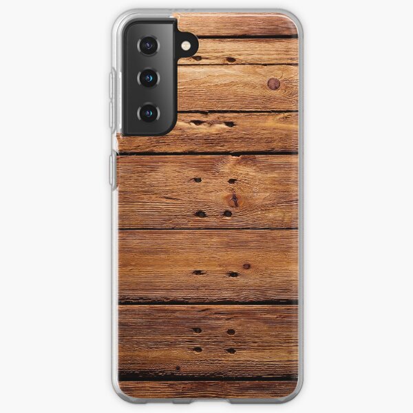 wood, hardwood, dark, log, carpentry, rough, pine, old, desk, horizontal, plank, flooring, wood paneling Samsung Galaxy Soft Case