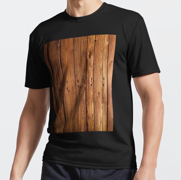 #wood, #hardwood, #dark, #log, carpentry, rough, pine, old, desk, horizontal, plank, flooring, wood paneling, backgrounds Active T-Shirt