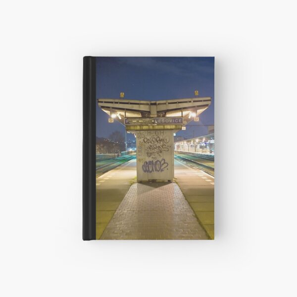 Bahnhof Prag Holešovice Hardcover Journal