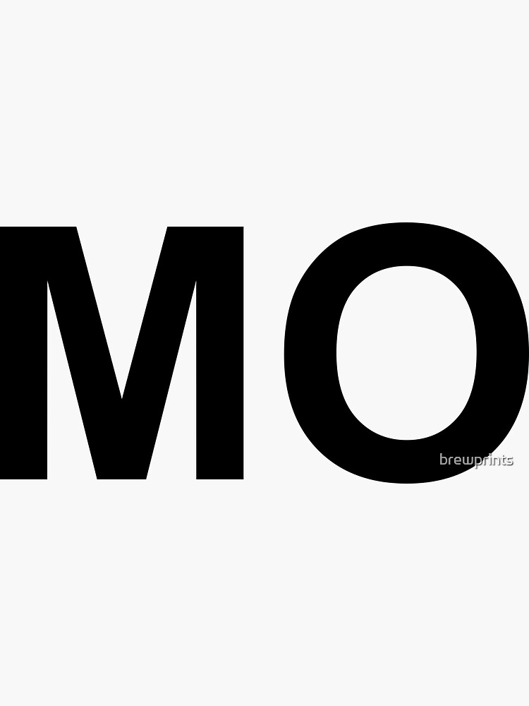 "Missouri State Letters" Sticker by brewprints Redbubble