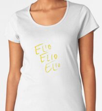 Elio Elio Elio cmbyn font Women's Premium T-Shirt