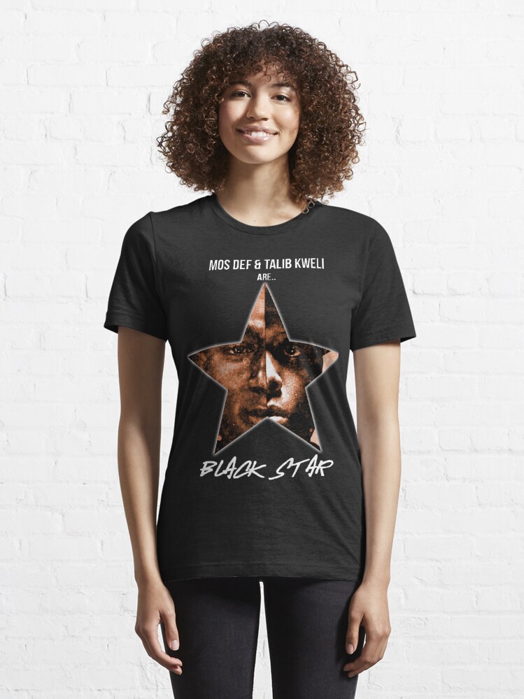 hush black star t shirt