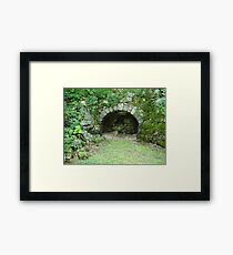 Moss-covered Structure - Built by Native Americans Framed Print