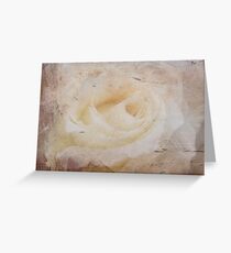 Grunge Rose Greeting Card