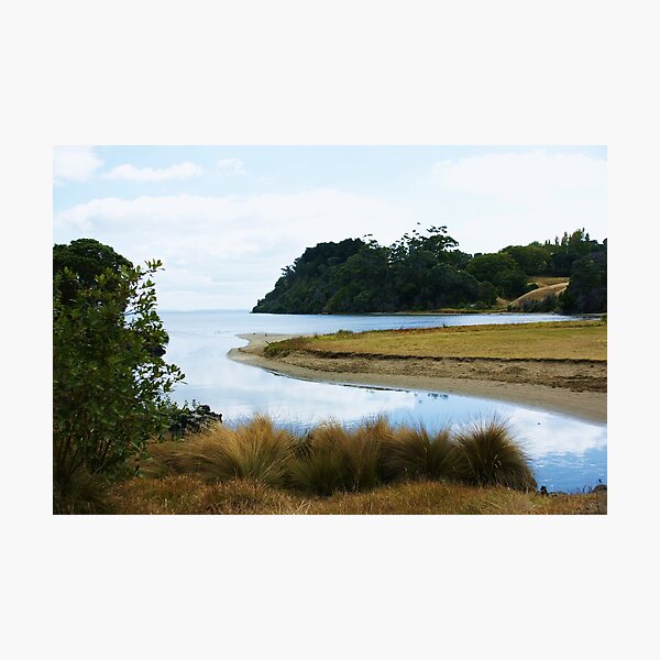 Item preview, Gardiner Gap Beach at Rangitoto designed and sold by AdamJonesNZ.