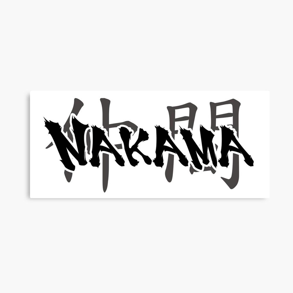 Nakama Poster Von Himlack Redbubble