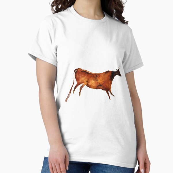 Vista previa del artículo con la obra «Vaca roja en blanco», diseñado y vendido por haileyherrera.