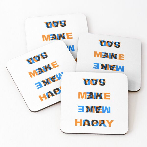 Item preview, You make me Happy / Sad - reversibel designed and sold by Hell-Prints.