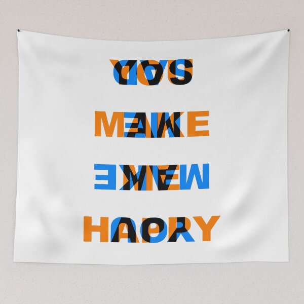 Item preview, You make me Happy / Sad - reversibel designed and sold by Hell-Prints.