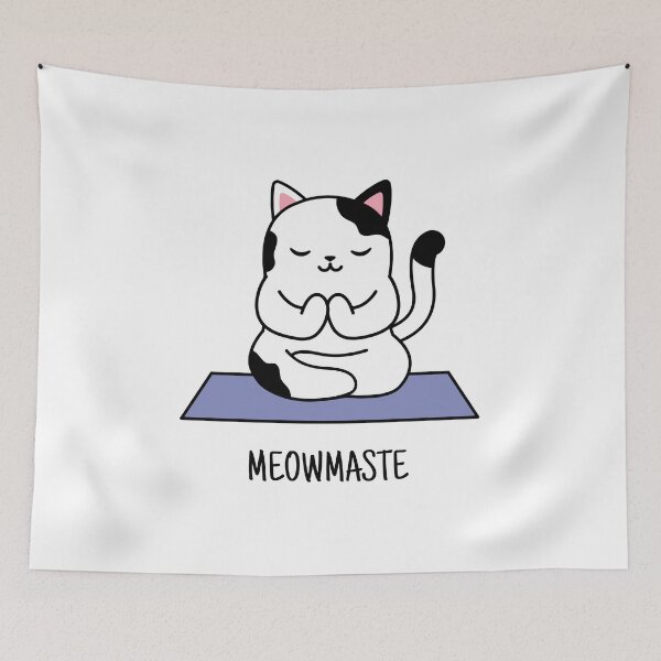 Item preview, Namaste meowmasts cats design designed and sold by KleinJenny.