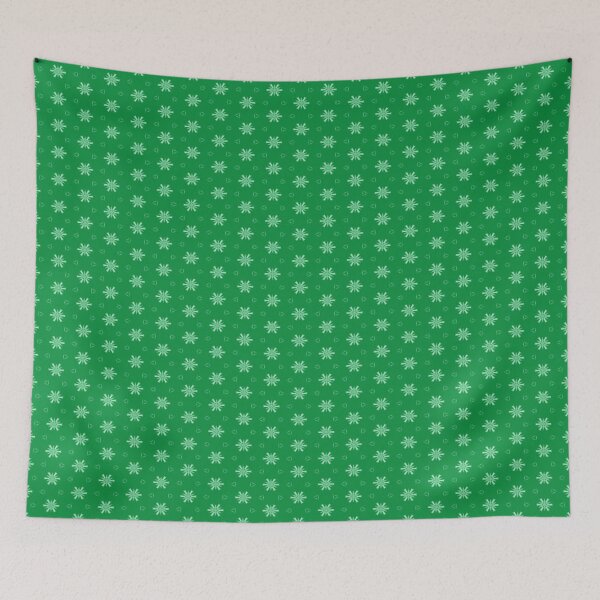 Item preview, Green Snowflakes designed and sold by LittleOddShop.