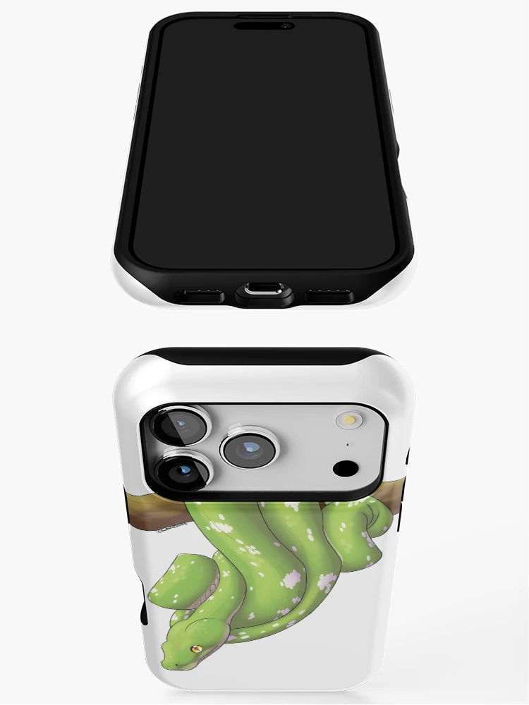 Thumbnail 3 of 4, iPhone Case, Green Tree Python designed and sold by LizardBeans.