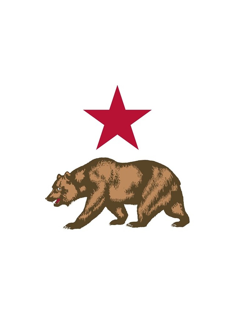 California Flag Bear And Star Iphone Case For Sale By Argosdesigns Redbubble