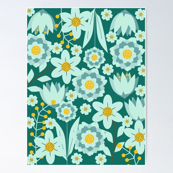 Spring pasture Poster