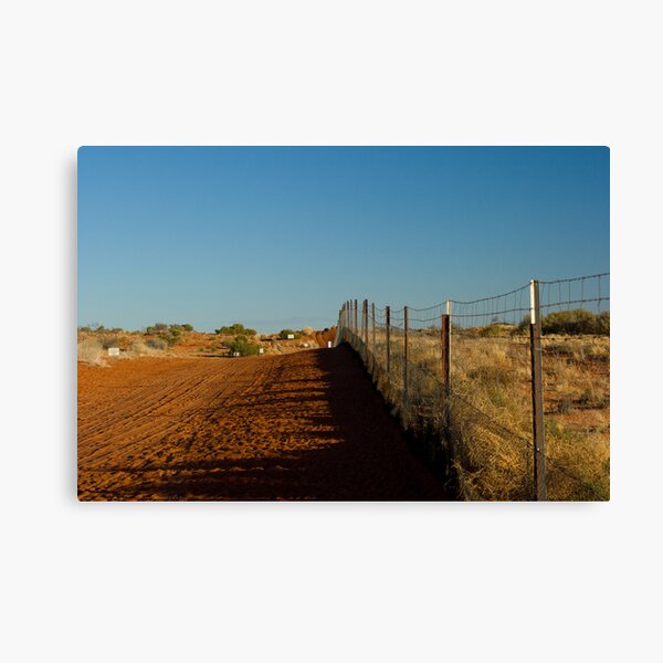 Canine Berlin Wall - Wild Dog Fence 1 Canvas Print