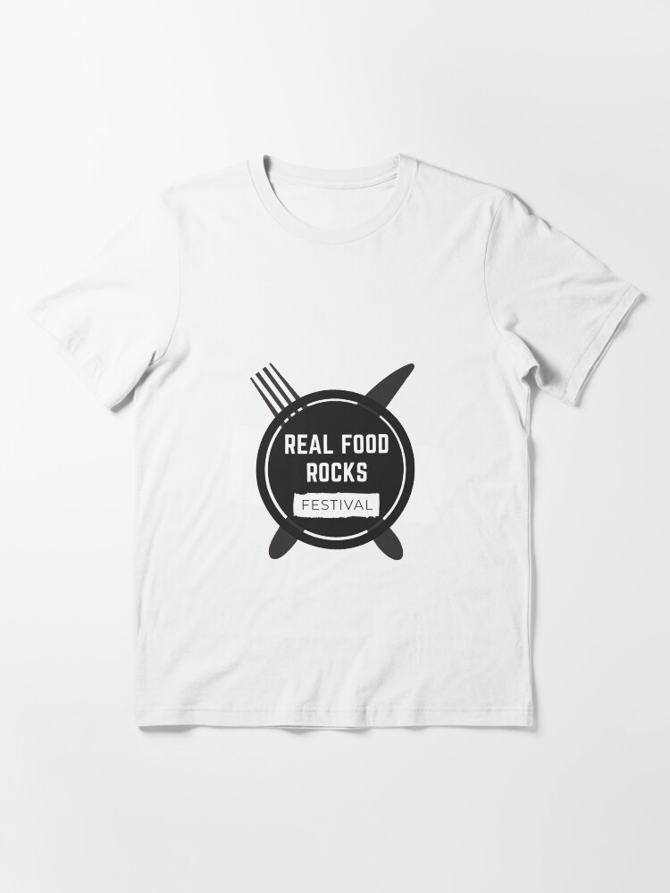 Alternate view of Real Food Rocks Festival Essential T-Shirt