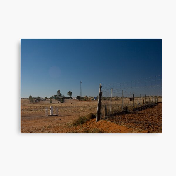 Canine Berlin Wall - Wild Dog Fence 2 Canvas Print