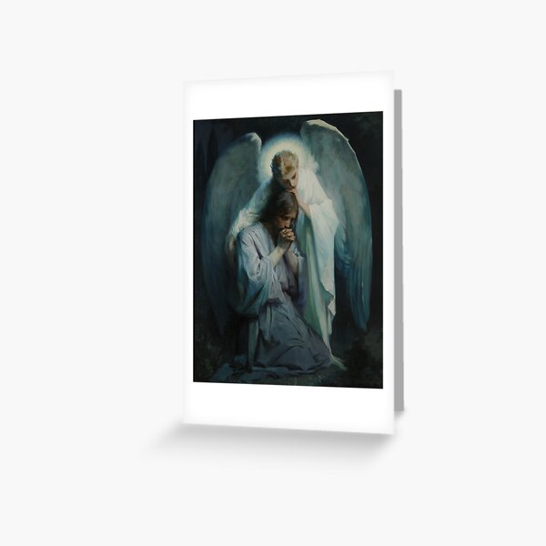 Agony in the Garden by Frans Schwartz Greeting Card